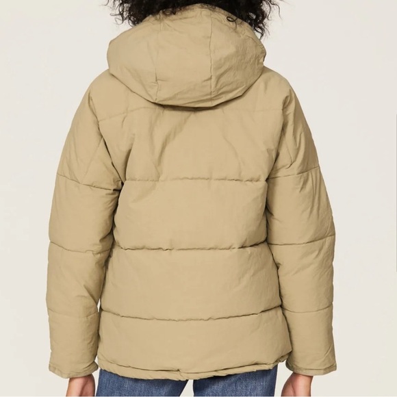 Madewell Ash Green Tokyo Puffer Jacket - Picture 3 of 5